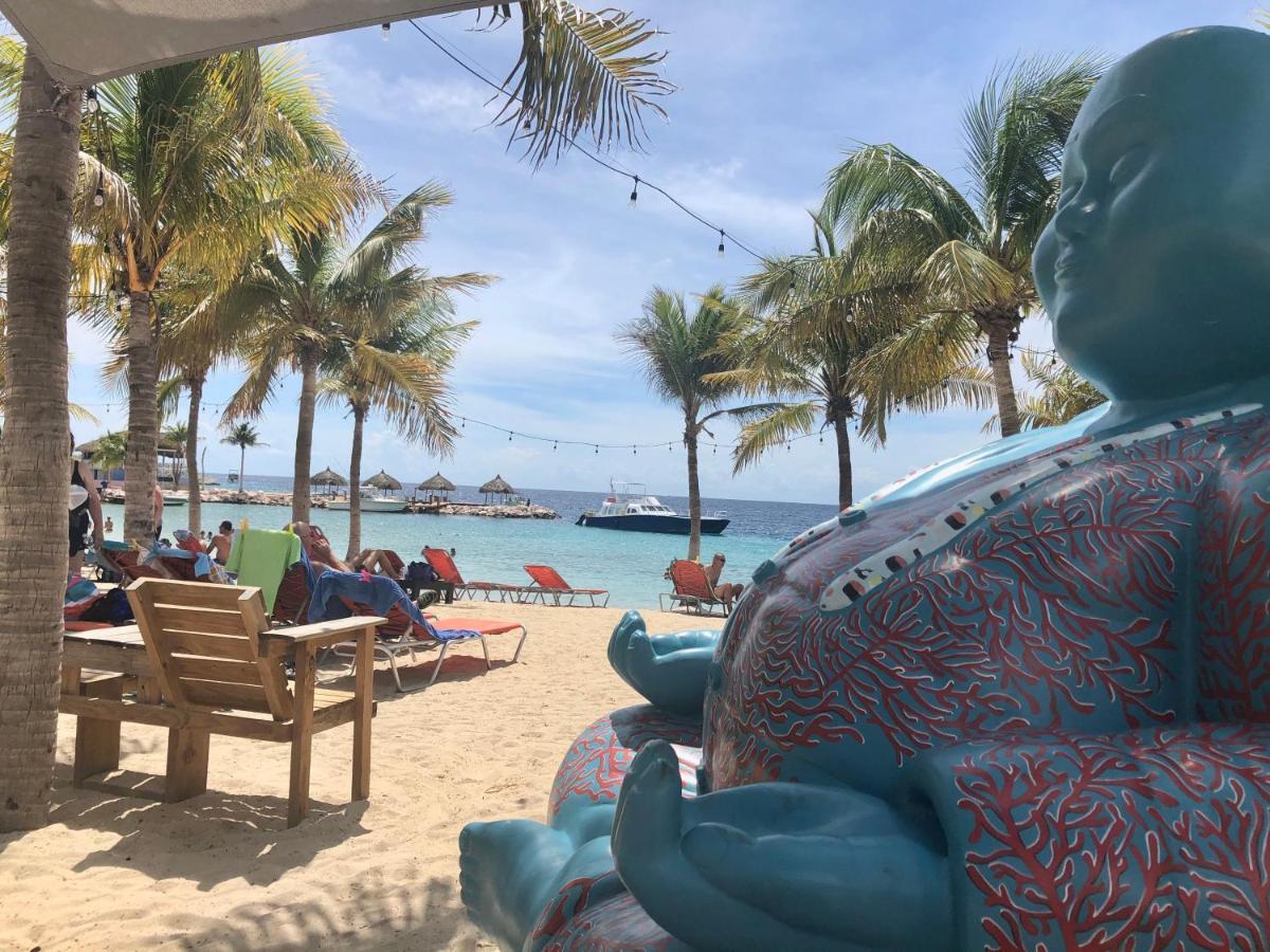 Blue Bay Penthouse Reef 5, Beach Golf Pool Dive With Ocean View Dorp Dorp Sint Michiel Exteriör bild