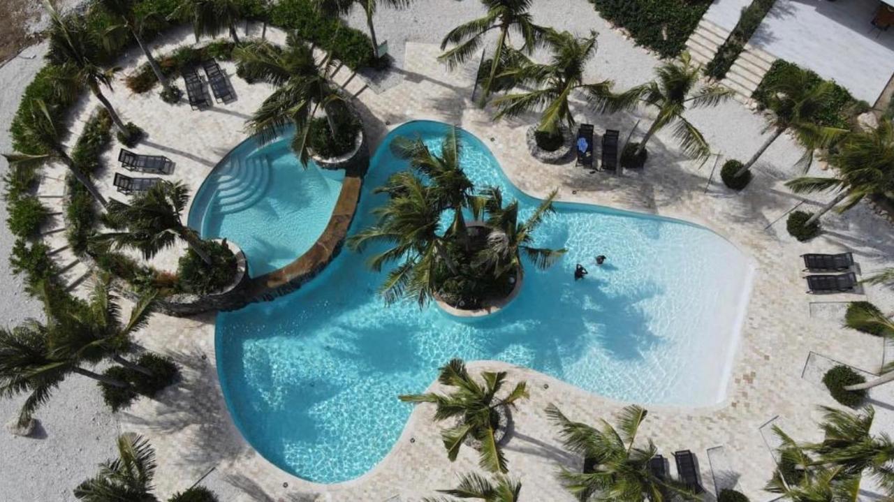 Blue Bay Penthouse Reef 5, Beach Golf Pool Dive With Ocean View Dorp Dorp Sint Michiel Exteriör bild