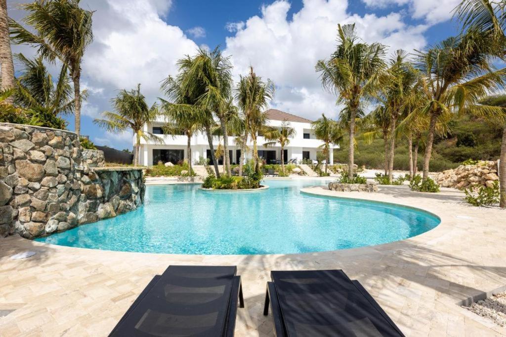 Blue Bay Penthouse Reef 5, Beach Golf Pool Dive With Ocean View Dorp Dorp Sint Michiel Exteriör bild