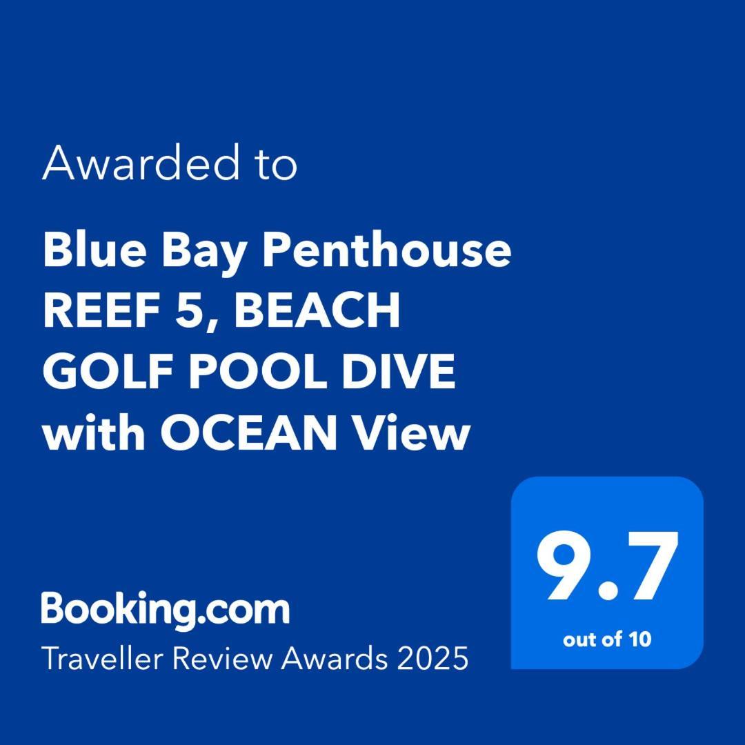 Blue Bay Penthouse Reef 5, Beach Golf Pool Dive With Ocean View Dorp Dorp Sint Michiel Exteriör bild